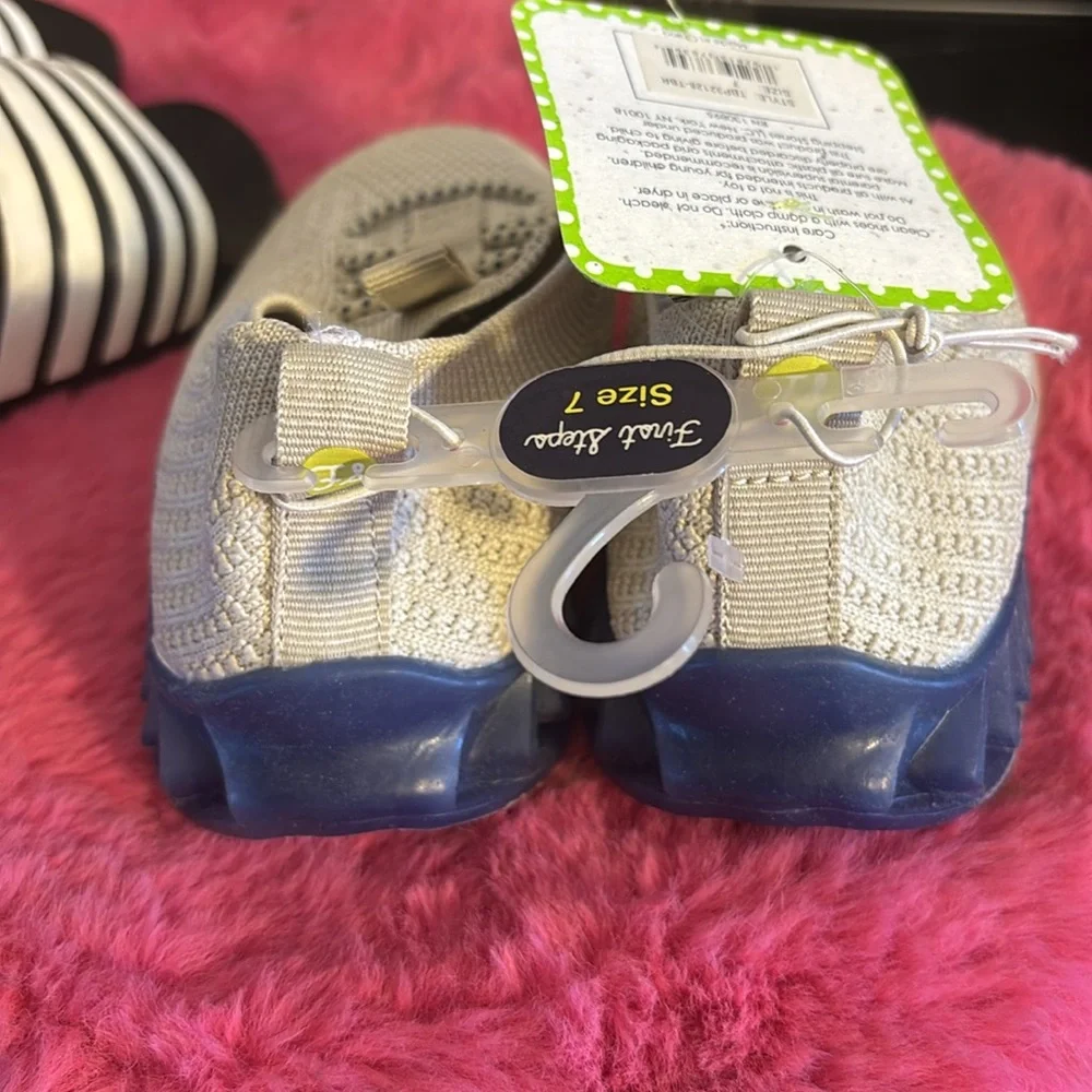 NWT First Steps Toddler Boy Water Shoes and Wonder Nation Slide Sandler with e